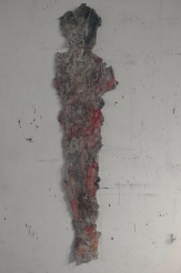 La femme en rouge - 138 x 35 cm - 2012